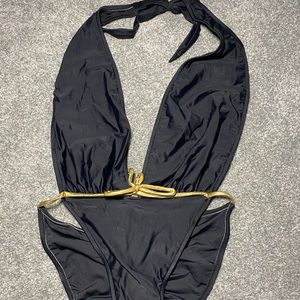 Black bikini womens